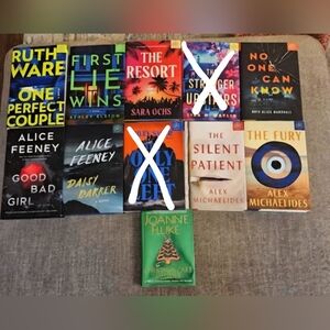 Collection of Mystery and Thriller Books